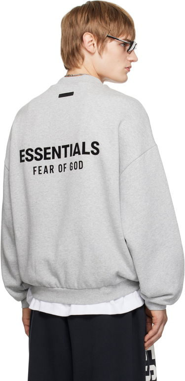 Sveter Fear of God Fear of God ESSENTIALS Fleece Crewneck Sweatshirt Šedá | 192HO246268F, 2