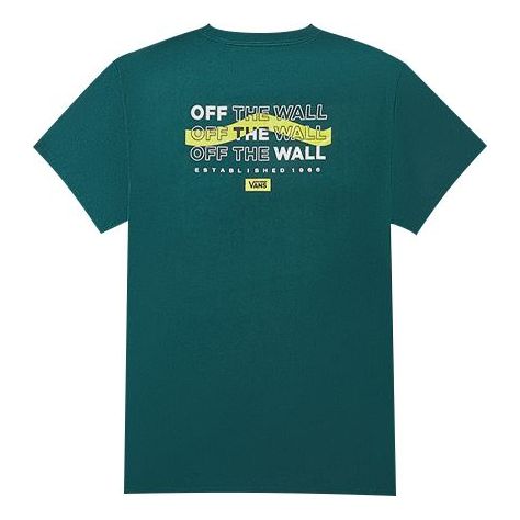 Tričko Vans Vans Casual Short Sleeve T-Shirt Zelené | VN0A4BRPTTZ, 0