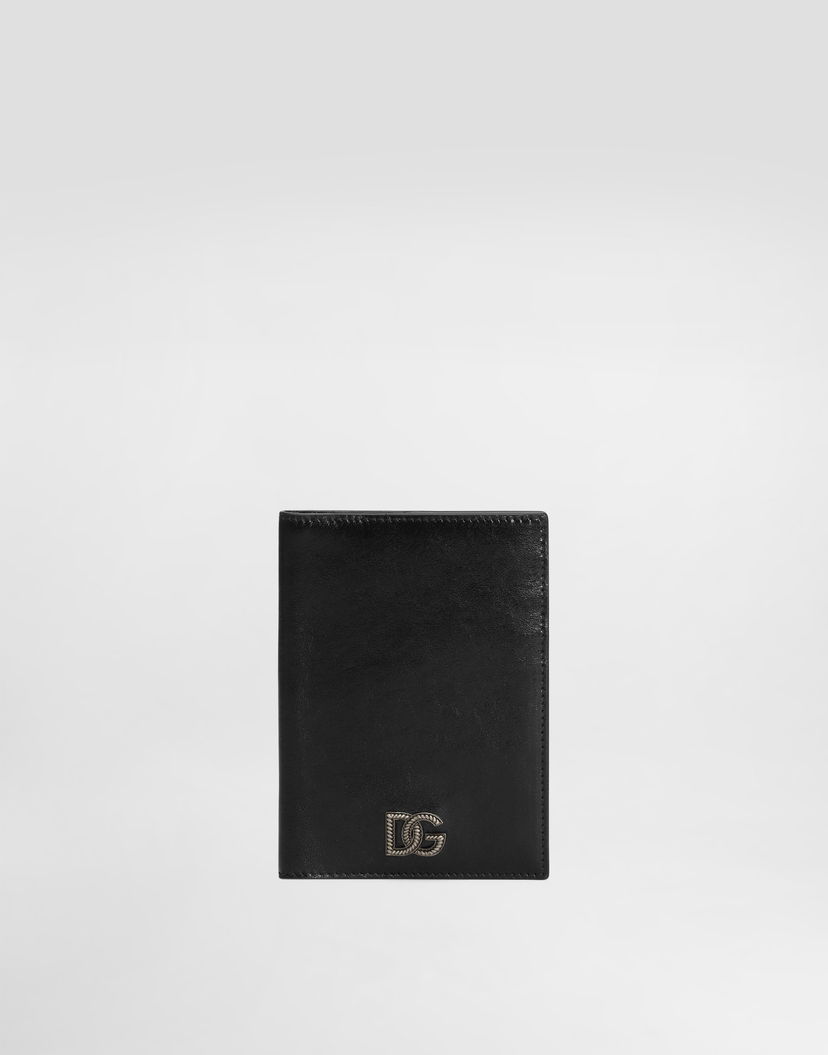 Peňaženka Dolce & Gabbana Tempesta Calfskin Passport Holder Čierna | BP2215AU99480999