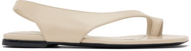 Starostlivosť o obuv TOTEME TOTEME Naplack Leather Thong Sandals Béžová | 252-WAS0202-LE0020, 0
