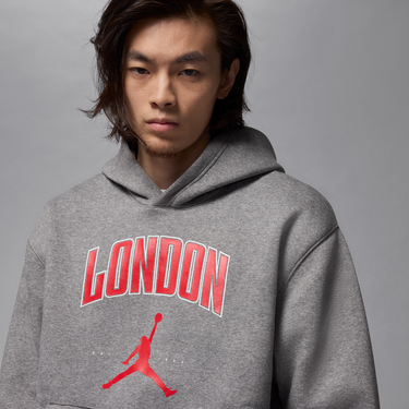 Mikina Jordan Jordan London Fleece Hoodie Šedá | HQ0436-091, 4
