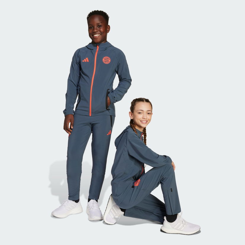 Súprava adidas Performance FC Bayern Tiro 25 Competition Vis Tech Travel Tracksuit Kids Šedá | JV5346