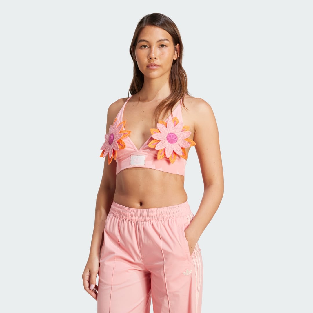 Podprsenka adidas Originals adidas Originals Summer Glow Bra Ružová | KC0761, 0