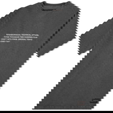 Tričko Neighborhood Pigment Dyed T-Shirt Šedá | 232UNNH-CSM02-BK, 0