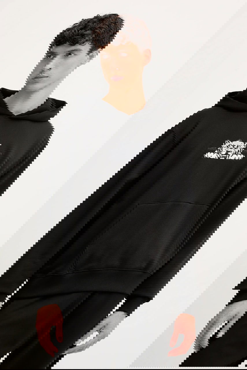 Mikina KENZO Kenzo Hoodie with Graphic Čierna | FF65HO2534MF, 0