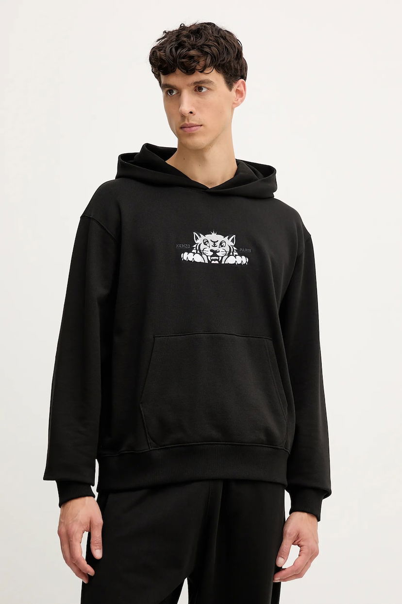 Mikina KENZO Kenzo Hoodie with Graphic Čierna | FF65HO2534MF
