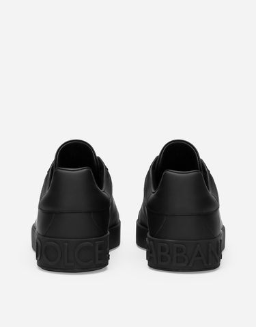 Tenisky a topánky Dolce & Gabbana Calfskin Portofino Čierna | CS1772A106580999, 2