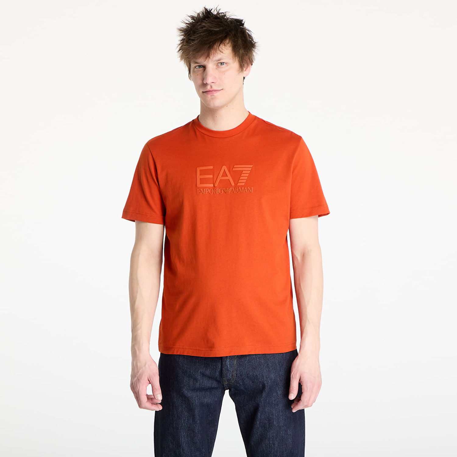 Tričko Emporio Armani EA7 Emporio Armani Train Visibility T-Shirt Oranžová | 7M000224AF10375U3012, 0