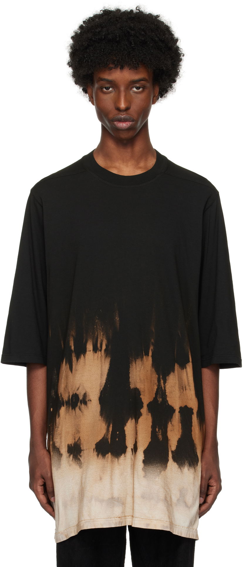 Tričko Rick Owens Porterville Jumbo T-shirt Čierna | DU02D2274 RNSUN