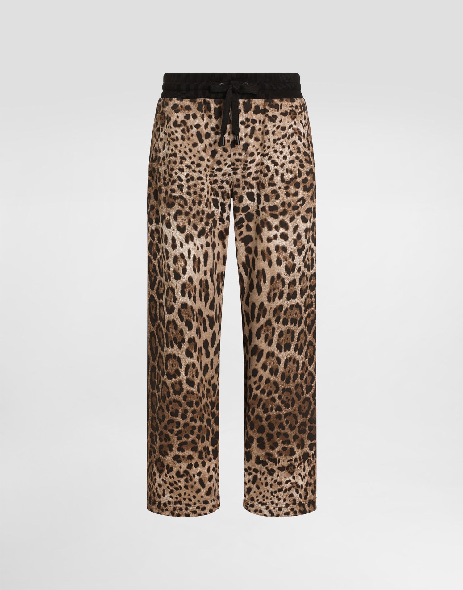 Tepláky Dolce & Gabbana Dolce & Gabbana Stretch Jersey Animal Print Jogging Pants Hnedá | GP0Y6TFS785HY13M, 0