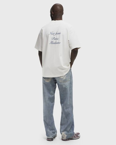 Tričko Drôle de Monsieur Drole de Monsieur Le Cursive Slogan T-Shirt XXL Biela | G-TS209-CO002-OW, 1