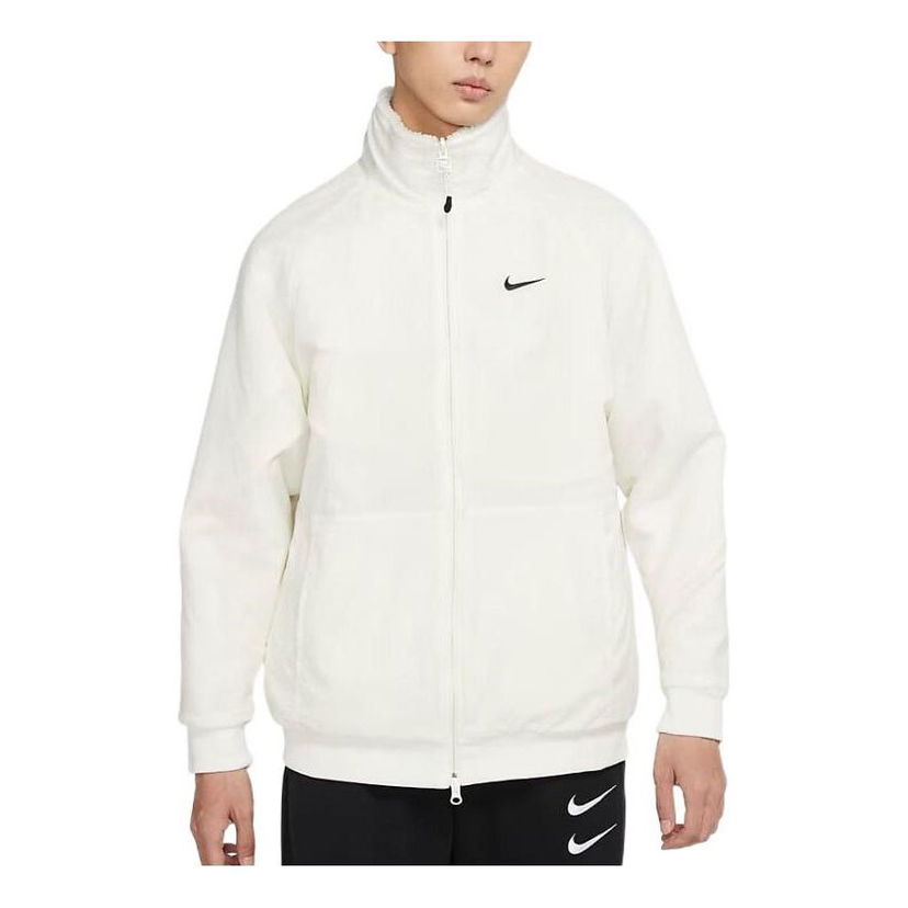 Vetrovka Nike Swoosh 2-Way Fleece Jacket Biela | FB1910-133