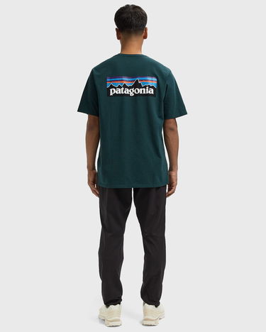 Tričko Patagonia P-6 Logo Responsibili-Tee Zelené | 38504 CASG, 4