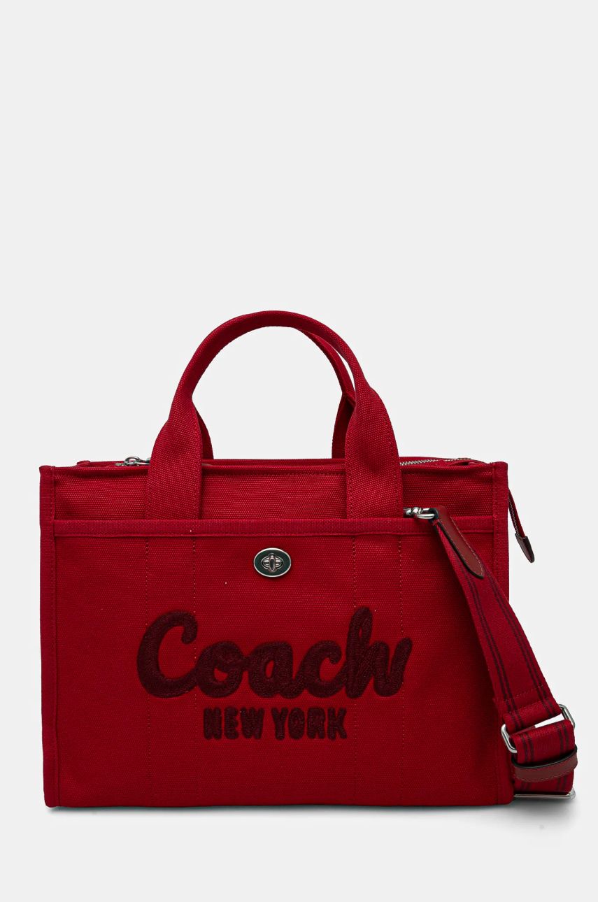 Tote bag Coach Red Canvas Tote Bag Vínová | CP158, 0