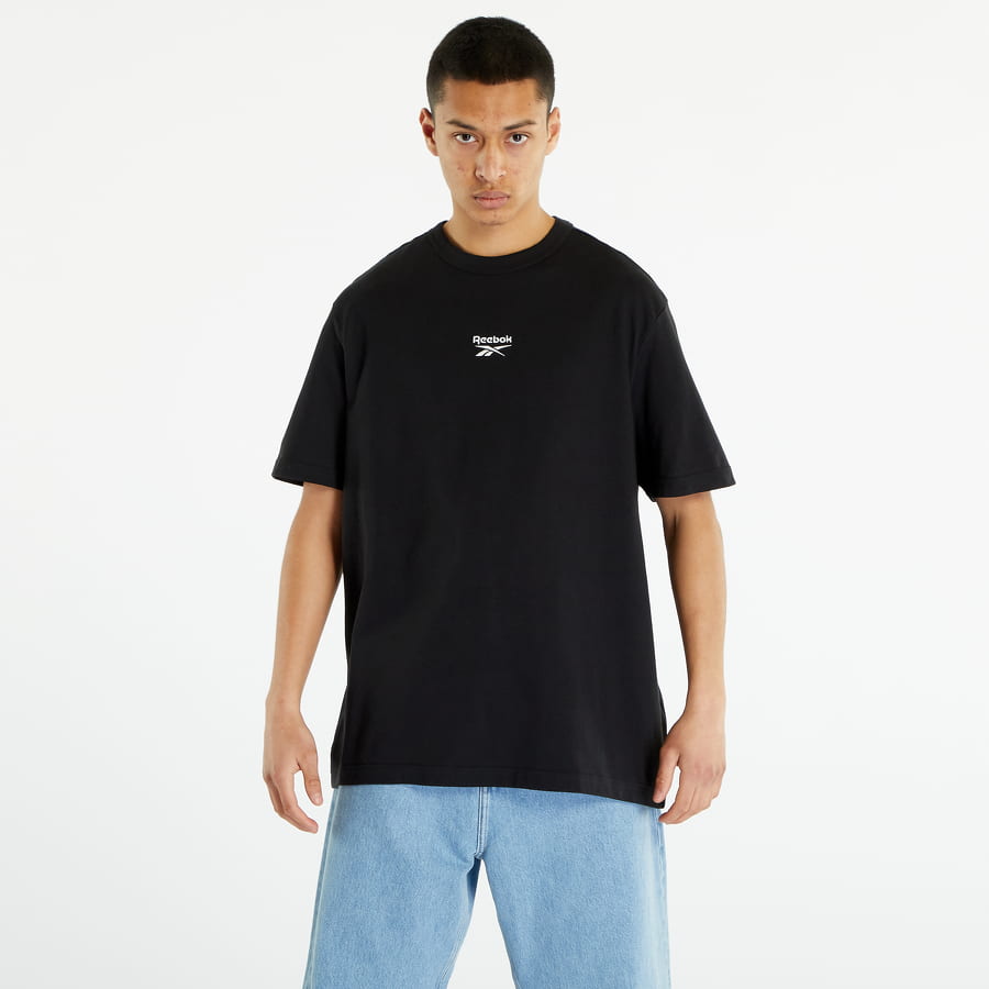 Tričko Reebok Classics Small Vector T-Shirt Čierna | HS7153, 0