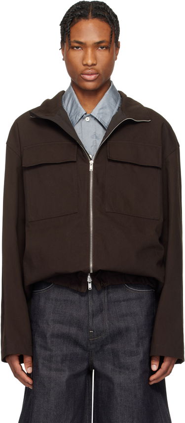 Bunda Jil Sander Jil Sander Sportswear Zip-Up Jacket Hnedá | J47SW0006_J45267, 0