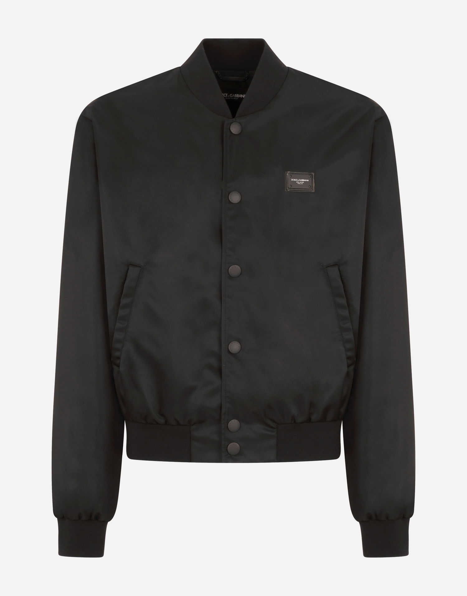Bomber bunda Dolce & Gabbana Dolce & Gabbana Button Bomber Jacket Čierna | G9VD2TFUMNQN0000, 0