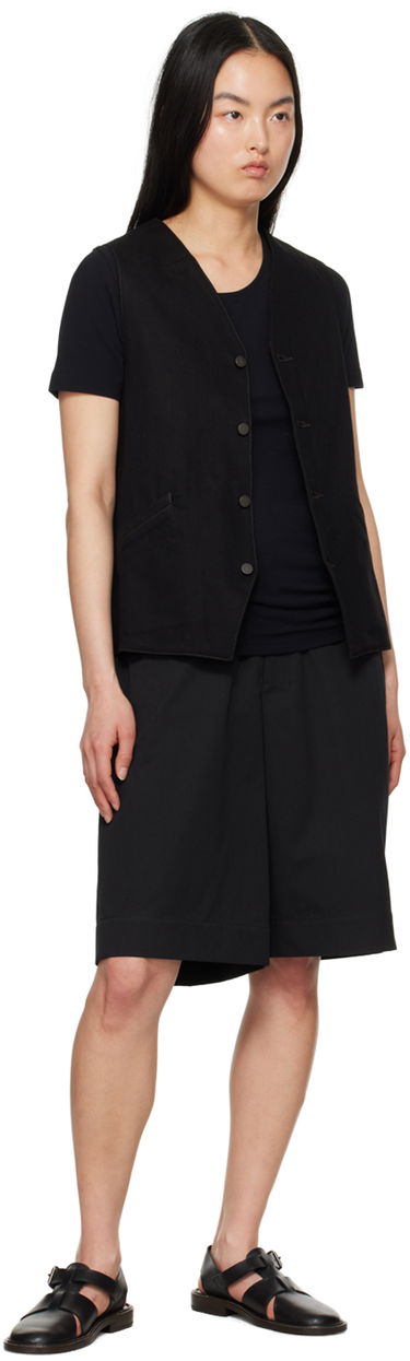 Vesta LEMAIRE Lemaire Button Denim Vest Čierna | OW1071 LD1004, 3