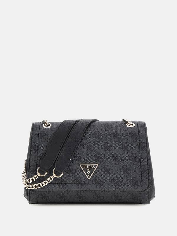 Kabelka GUESS Noelle 4G Logo Crossbody Bag Šedá | HWBG7879210, 0