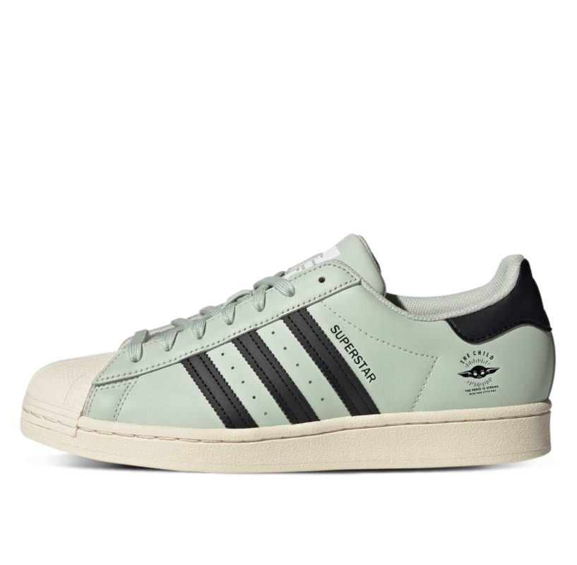 Tenisky a topánky adidas Originals Superstar "Star Wars The Mandalorian The Child" Zelené | GZ2751, 0