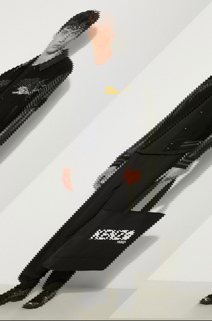 Mikina Awake NY Awake NY Awake Crewneck Cotton Sweatshirt with Logo Čierna | SP24.CN002, 1