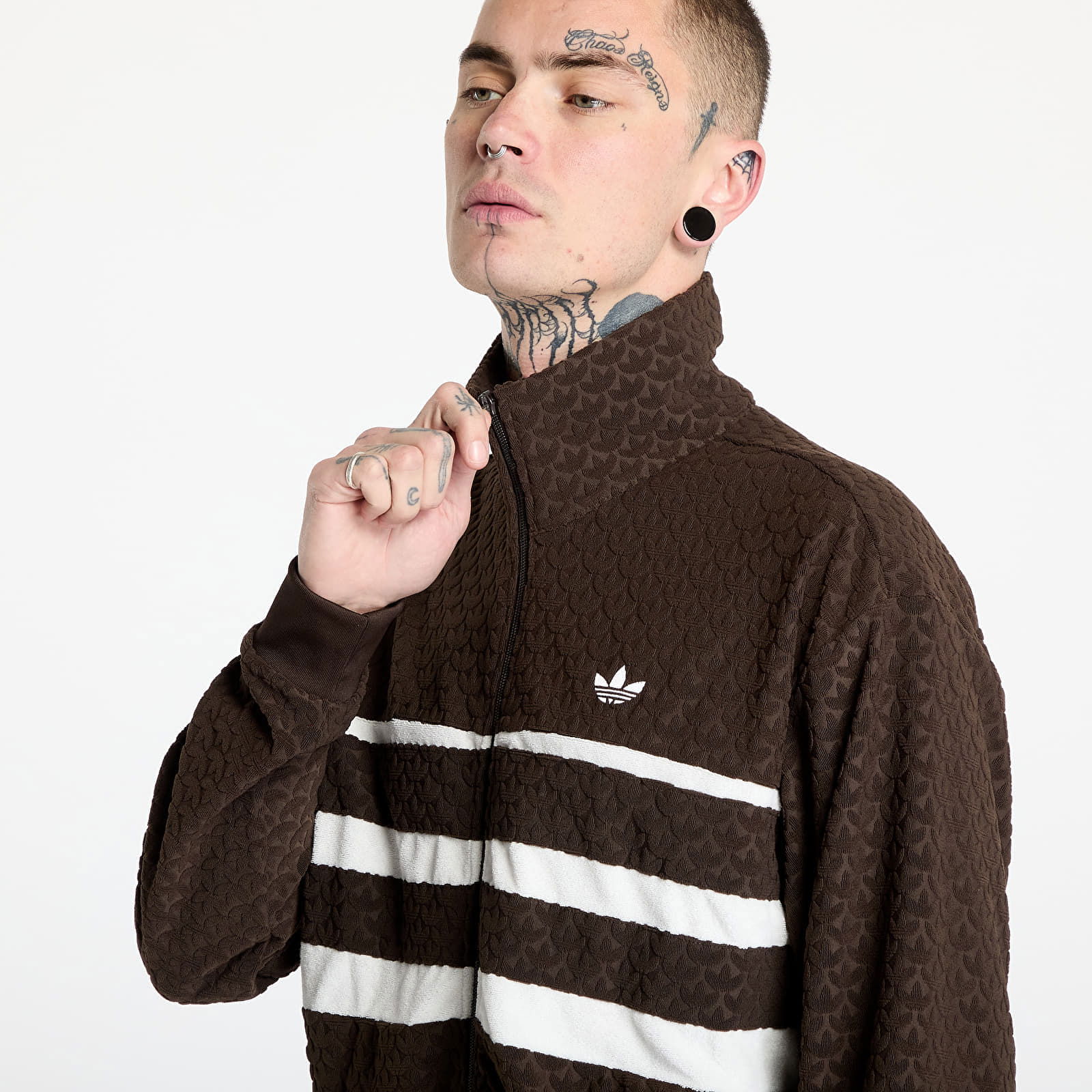 Brown Track Top