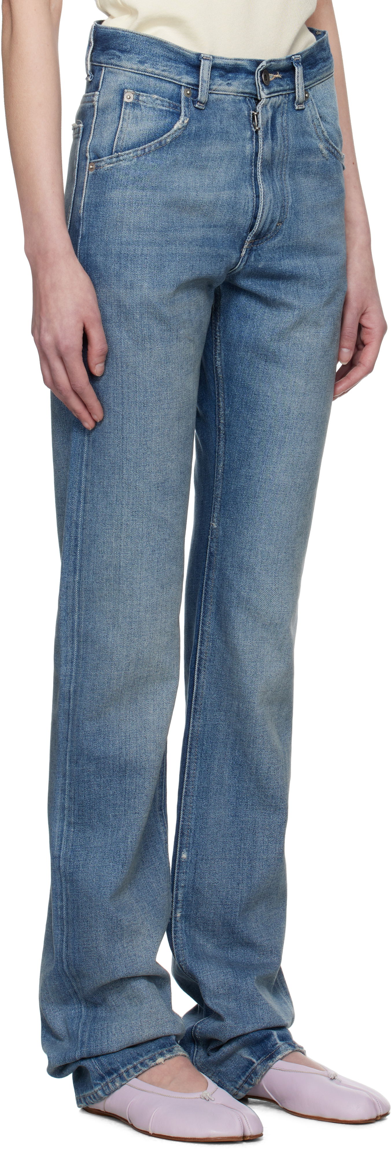 Džínsy Maison Margiela Maison Margiela 5 Pockets Jeans Modrá | S51LA0177 S30383, 1