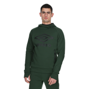 Graphic Pullover Hoodie with Zippered Pockets