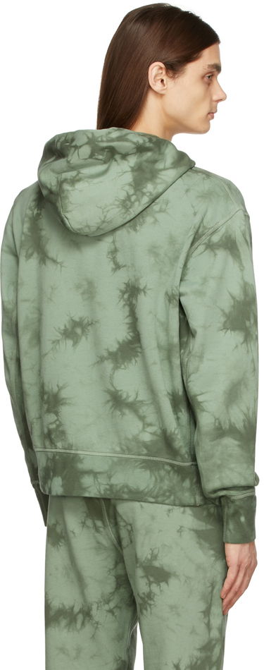 Mikina rag & bone Tie-Dye Terry Hoodie by Zelené | MBC22ST020P120, 2
