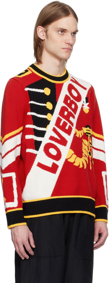 Sveter Charles Jeffrey Loverboy Charles Jeffrey LOVERBOY Logo Knit Sweater Červená | 54090801, 1