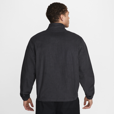 Bunda Nike Club Corduroy Harrington Jacket men Windbreaker Čierna | FZ0631-010, 2