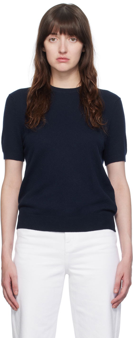 Sveter Khaite The Pierre Sweater Navy | 9553628, 0