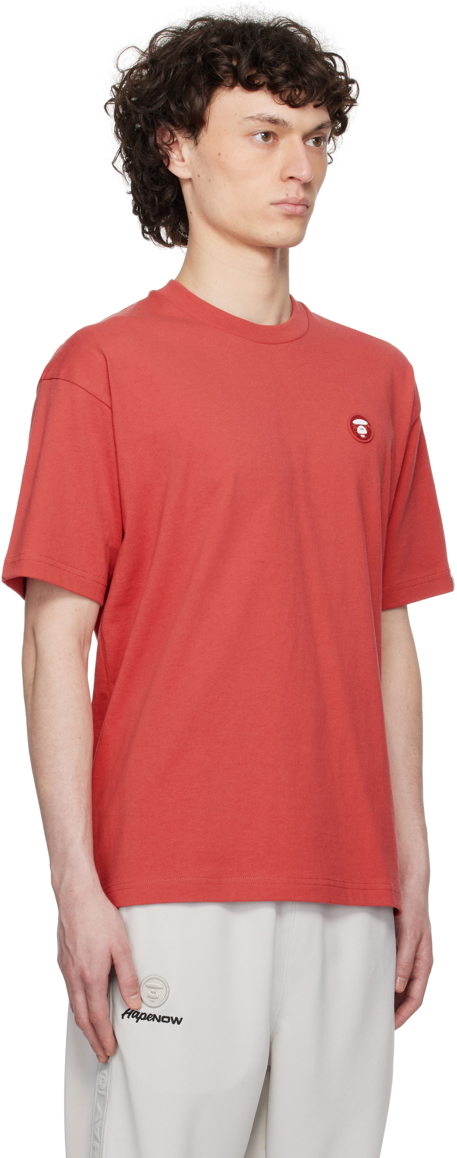 Tričko AAPE by A Bathing Ape AAPE by A Bathing Ape 'AAPE Now' T-Shirt Červená | AAPTEM1598XXNRDQ, 1