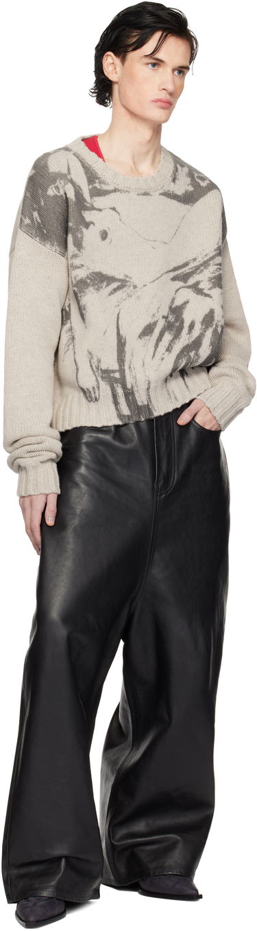 Sveter Enfants Riches Déprimés 'Past in Vain' Printed Sweater Šedá | 080-227, 3