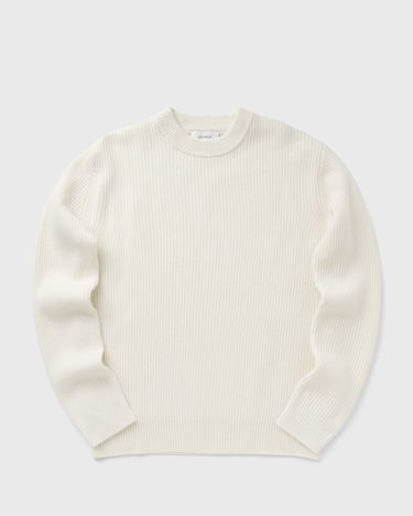 Sveter Les Deux Eddie Wool Rib Crewneck Knit Biela | 1000471-215, 0