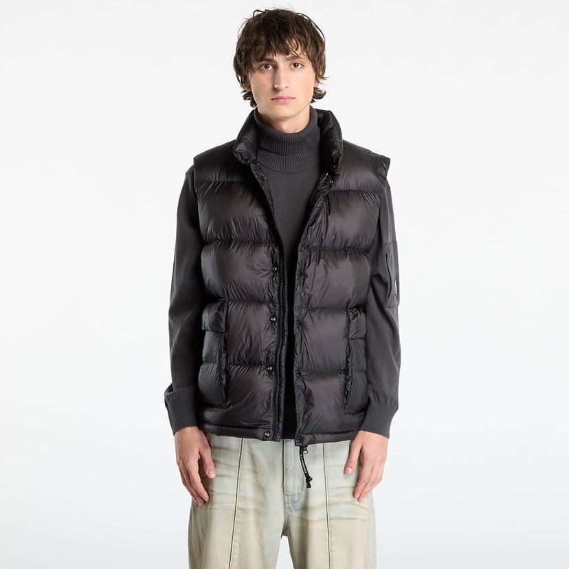 Vesta C.P. Company D.D. Shell Down Gilet Black Čierna | 19CMVE192A110416A-999
