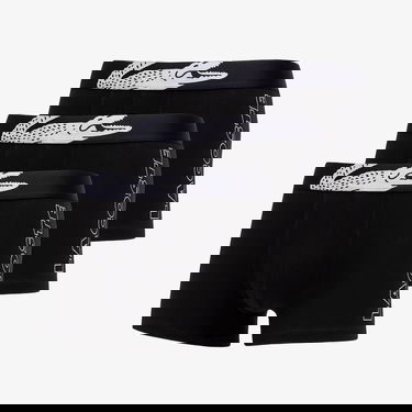 Boxerky Lacoste Underwear trunk 3-Pack Čierna | 5H2082 031, 0