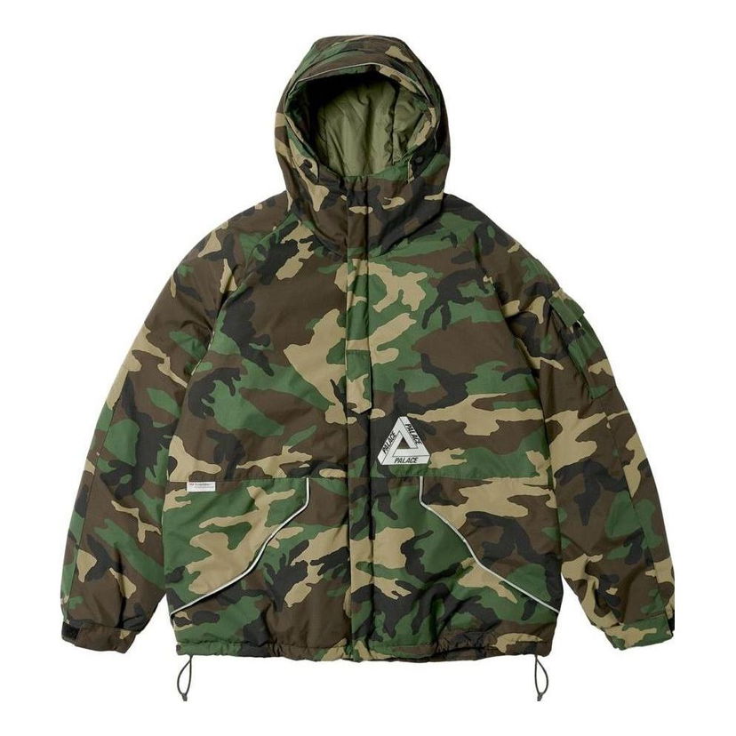 Parka Palace Palace P-Tech Hooded Camo Jacket Zelené | P25JK061