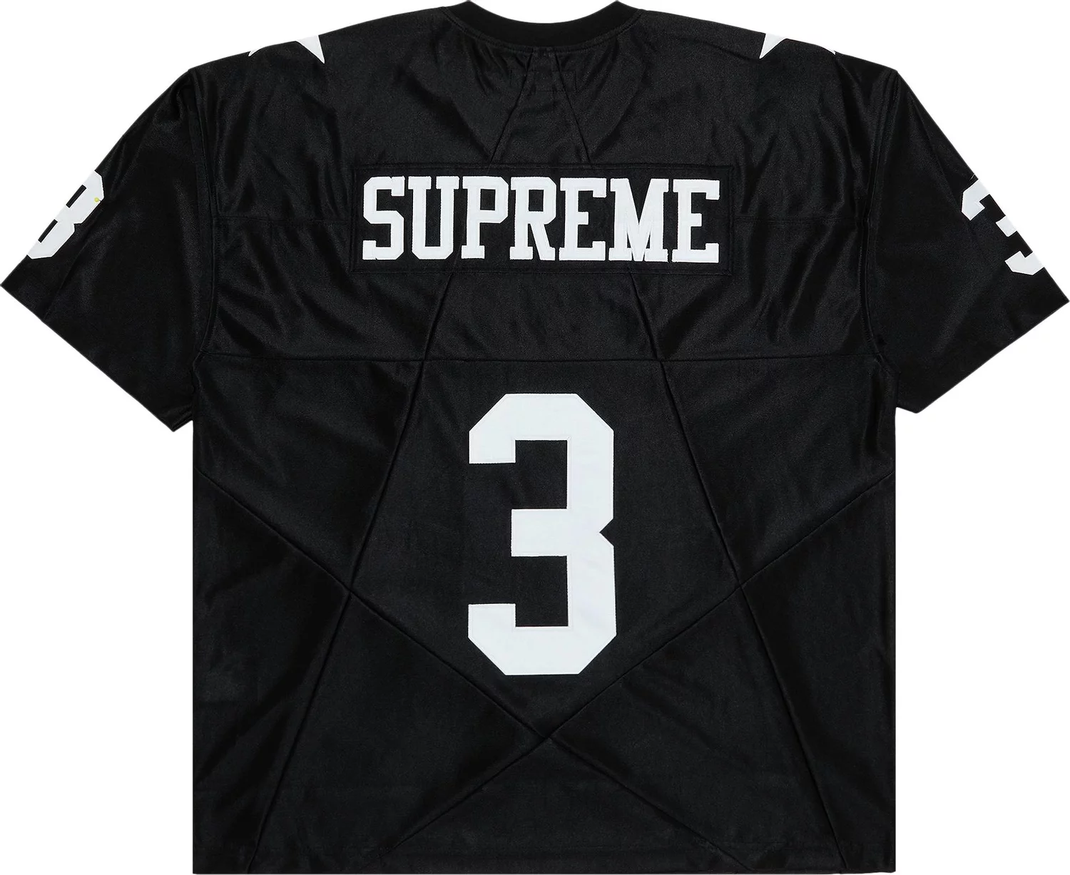 Star Football Jersey Black