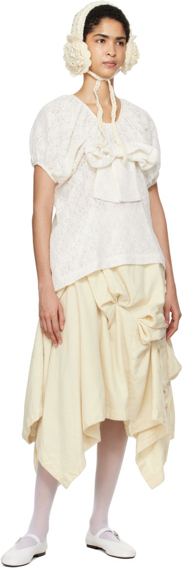 Sukňa Comme des Garçons Comme Des Garcons Wool Midi Skirt Béžová | TN-S013-051, 3