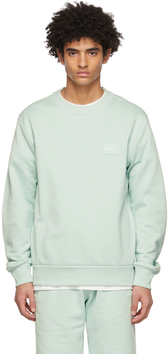 Mint Green Jersey Tag Sweatshirt