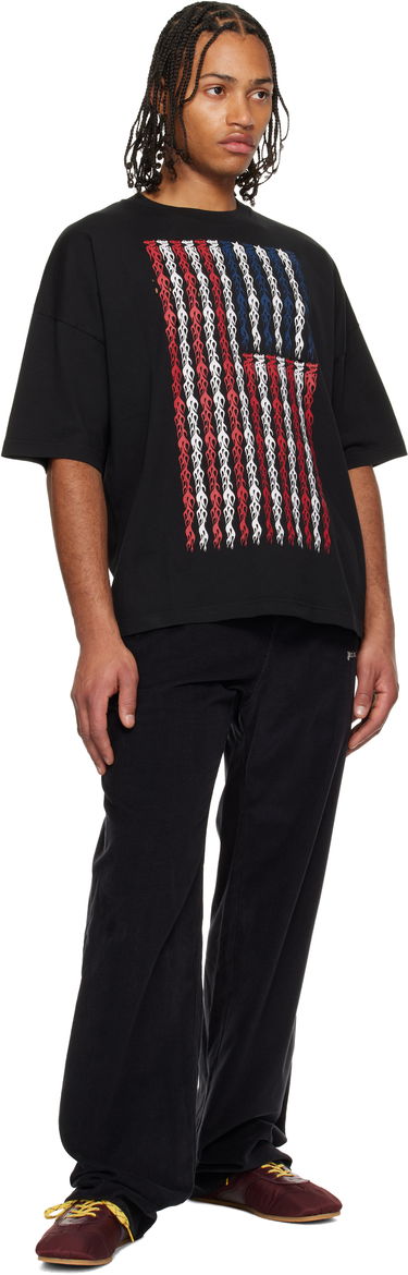 Tričko Palm Angels Flames Flag Loose T-shirt Rôznofarebný | PMAA10DF25JER0021084, 3