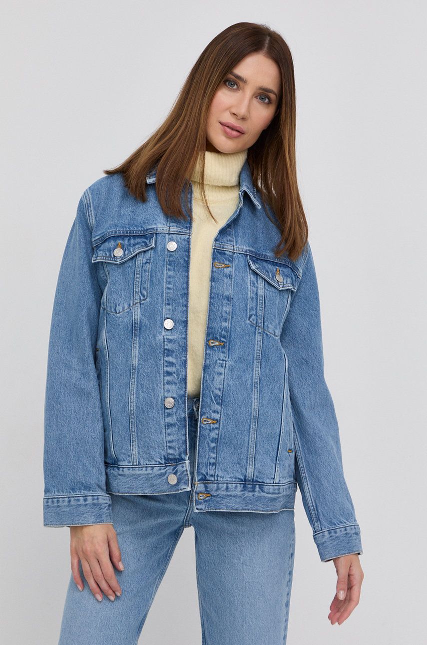 Bunda Samsoe Samsoe Nicole Jacket Modrá | F21400136, 0