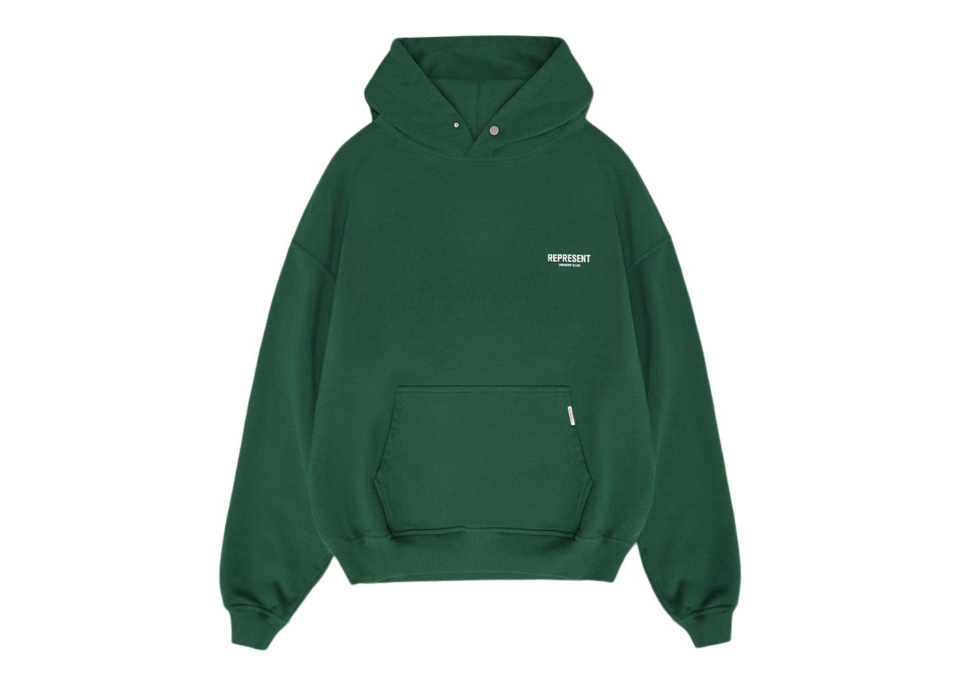 Represent Owner's Club Hoodie Racing Green/White