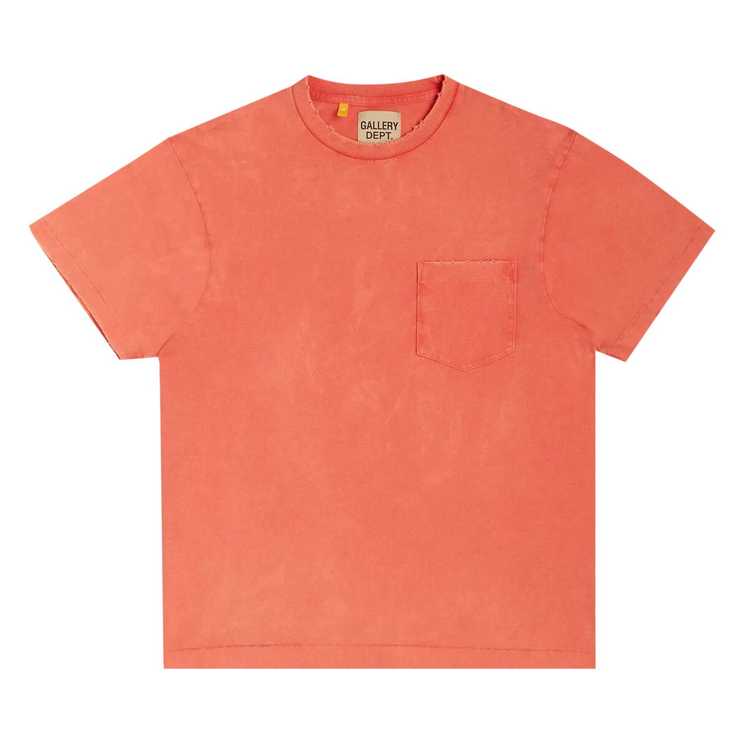Tričko Gallery Dept. Plain Vintage Pocket Tee Červená | PVP 1050 SFRD, 1