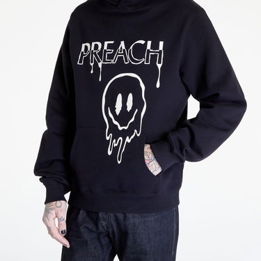Mikina PREACH Regular Distorted Smiley H GOTS Čierna | 206247 900, 4