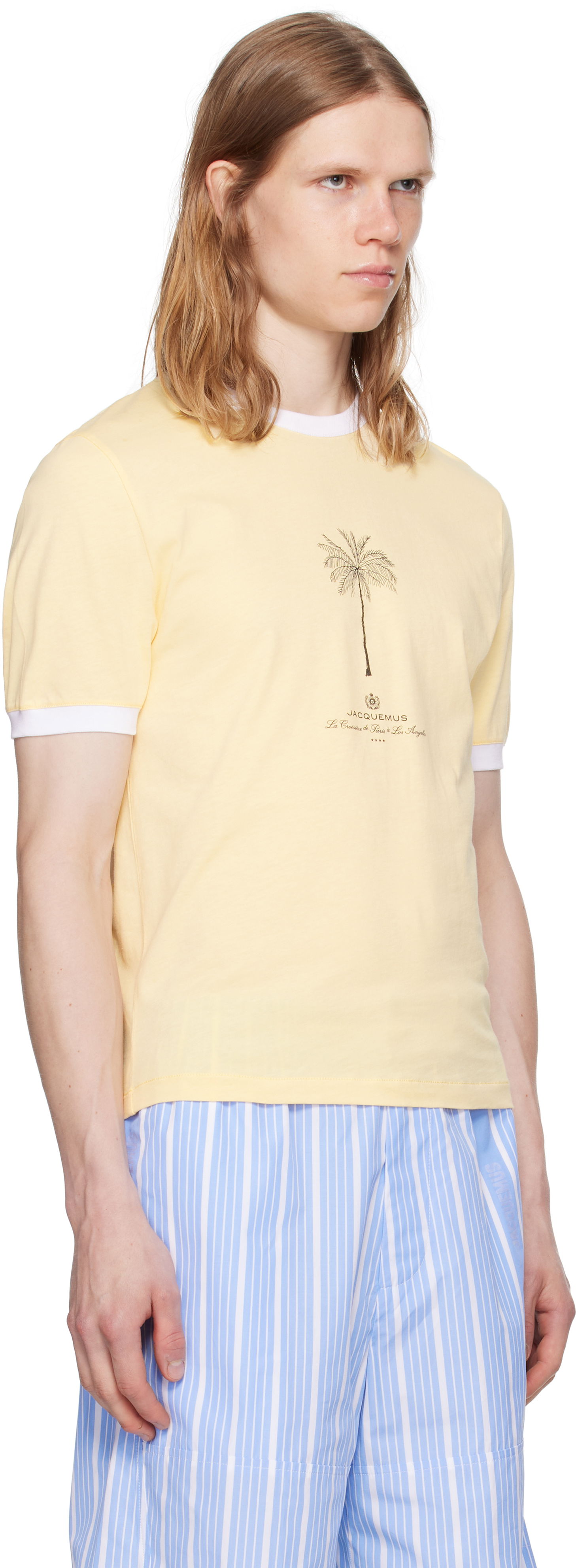 Tričko Jacquemus Jacquemus 'The Venice' T-Shirt Žltá | 25E255JS281-2463, 1