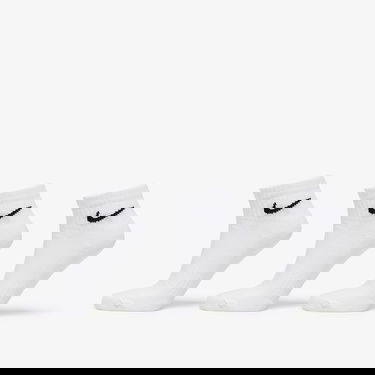Spodná bielizeň a ponožky Nike Ankle Socks 3-Pack Biela | SX7667-100, 0