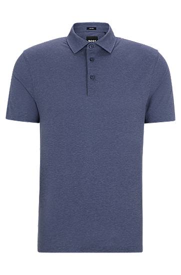 Polo tričko BOSS Slim-Fit Polo Shirt Modrá | 50518767, 0