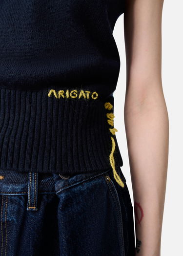 Vesta AXEL ARIGATO Marla Knitted Vest Navy | A3356002, 8